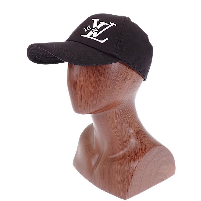 LOUIS VUITTON  M7608L cap black cotton mens