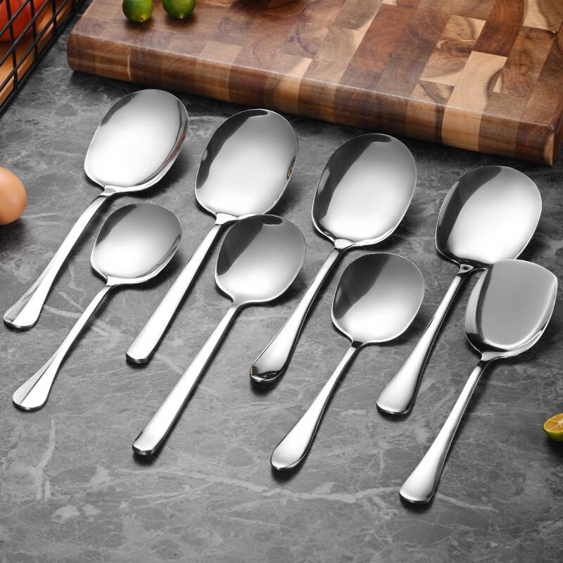 ZISIZ Stainless Steel Serving Spoons