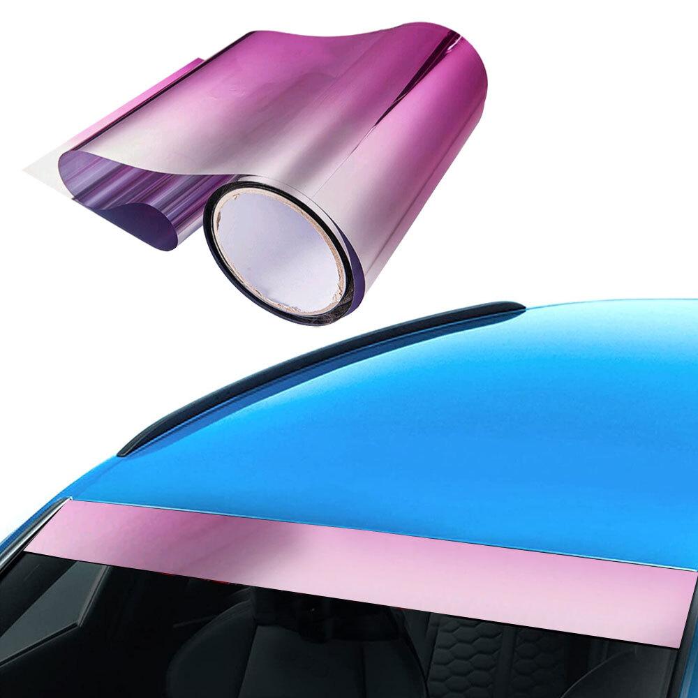 20*150cm Pink Car Front Windshield UV Protector Decals Sun Visor Strip Tint Film