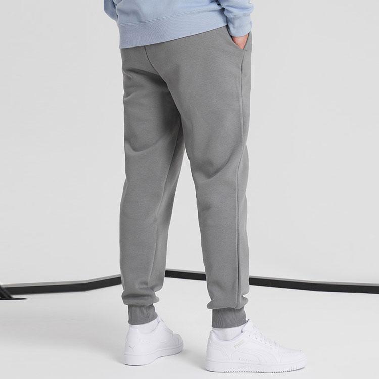 New PUMA ESS Knitted Sports Pants Men's Gray 679489-07