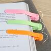 Reusable Auto Page-Following Silicone Bookmarks 3/6 Pcs Staibrary Student Home Office Ltionery School Supplies Reading Accessory