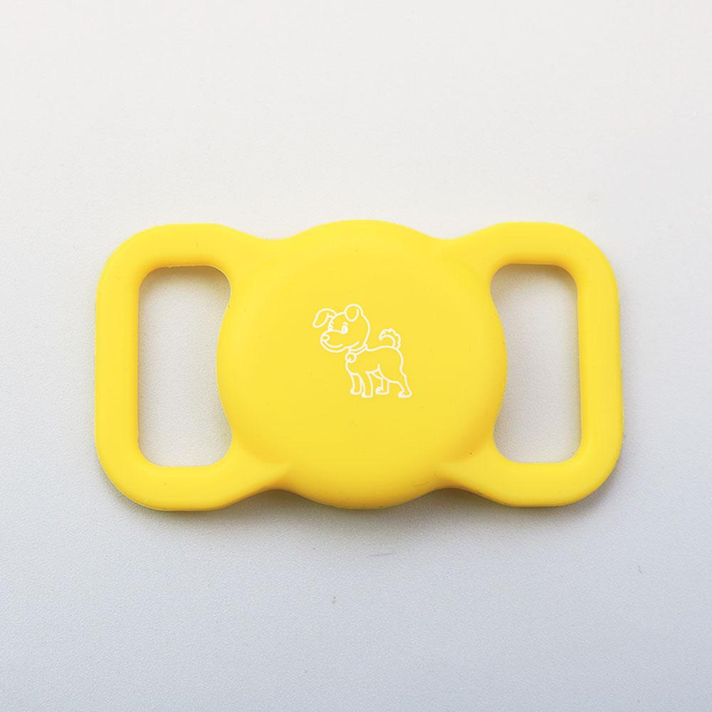 Silicone World Pet Silicone Protective Case GPS Finder Dog Cat Collar Loop For Apple Airtags For Apple Locator Tracker Anti-lost