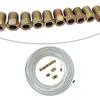 Kit Linea Freno Auto da 25 Piedi 3/16 Pollici Raccordi Linee Freno Kit di Riparazione Linee Freno Per la Maggior Parte dei Veicoli Auto SUV Camion Parti Freni