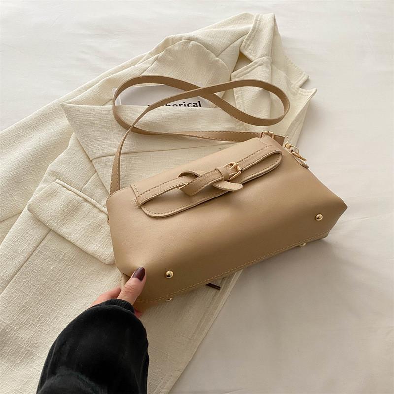 Trendy Retro Small Square Bag For Women Stylish Chic Single Shoulder Crossbody Bag