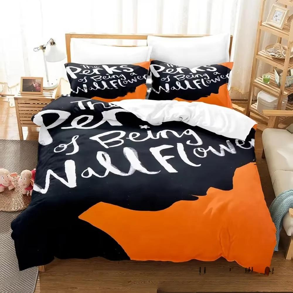 

The Perks Of Being A Wallflower Comfortable Duvet Quilt Cover Pillowcase Bedding Set Children Bedroom Decoration Home Textile 70x133cm 2pcs