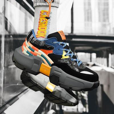 Herren-Daddy-Schuhe im Ethno-Stil mit dicken Sohlen, lässige Sportschuhe, trendige Schuhe, Größe 39–45