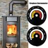Magnetic Oven Thermometers Pack of 2 for Fireplace Stove and Wood Burner with Large Bimetal Sensor for Accurate Reading