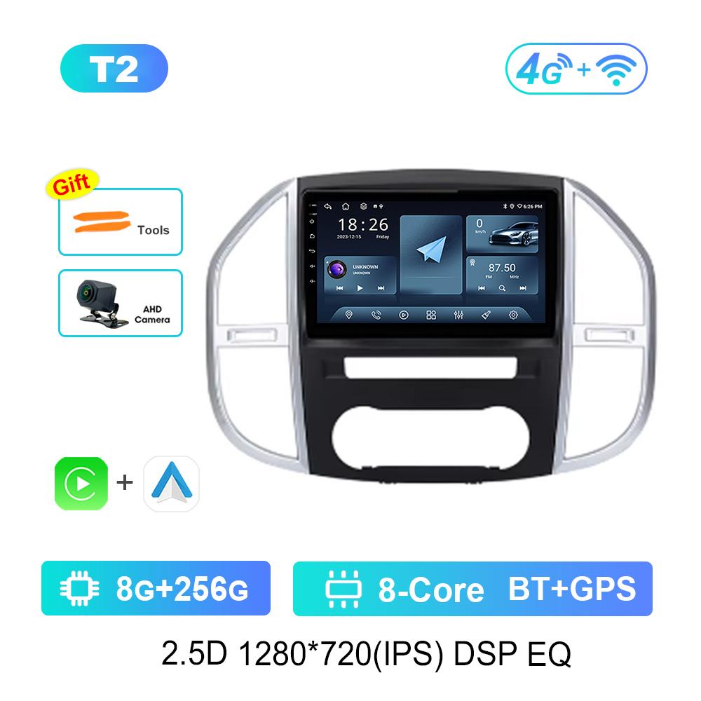 10.1'' Android OS Carplay Car Radio Multimedia Player for Mercedes Benz Vito 3 2014 - 2020 GPS Navi WiFi HD Screen 4G Auto Tools