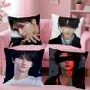 Junhui Wen Kpop Kissenbezug Quadratisches Kissen Schlafzimmer Sofa Freizeit Komfort Kissen Auto Heimdekoration