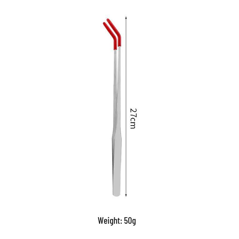 Popular Stainless Steel Tweezers with Silicone Tips for Reptile Feeding and Aquatic Plant Care