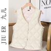 Autumn and winter new cotton vest inner wear women's light and slim short cold and warm inner tank vest