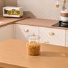 Multi-Grain Waist Drum Jar: Large, Multi-Functional Storage for Grains & Nuts with Lid