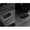 Authentic 2PCS Car Carbon Fiber trument Air Outlet Vent Trim Frame Parts Accessories For 2015- Macan