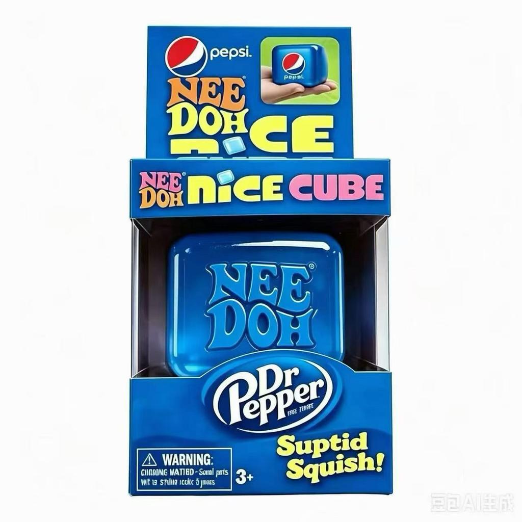 Needoh Maltose Ice Cube Sensory Toy Decompression Cube Pinch Le Decompression Vent Toy