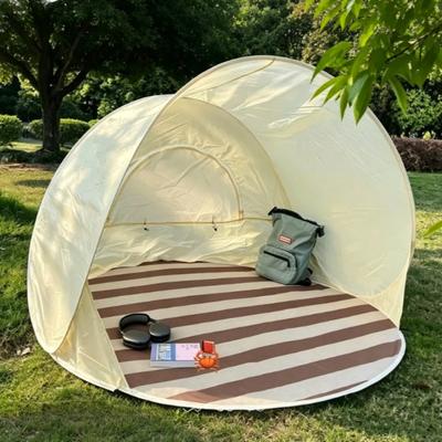 Portable Waterproof Beach Tent Foldable Sun Shelter Windproof One-touch Camping Tent Travel Outdoor Picnic Camping Supplies