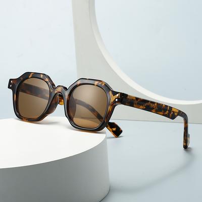 European American Trendy Street Style Retro Acrylic Insert Sunglasses Modern Charm Ins 28067