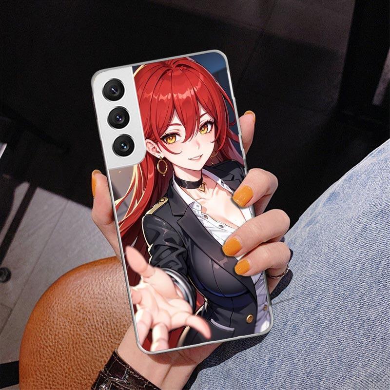 Honkai Star Rail Himeko Phnoe Case for Samsung Galaxy S26 S25 Edge S23 S24 Ultra S22 Plus S21 S20 FE Unique Cover Soft Coque Gal