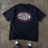 Hole Zespół Rockowy Vintage Graficzny T-shirt Unisex Bawełniany Czarny T-shirt