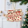 Funny Frog Santa Claus Christmas Tree Decoration, Double-Sided Printed Flat Animal Theme Holiday Party Ornament
