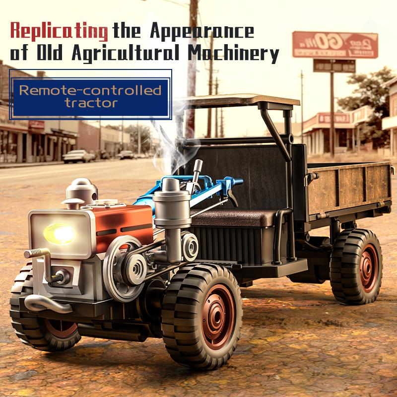 Non-Toxic Jjrc C8836 Handheld Tractor Remote Control Car Fully Proportional 4Wd Simulation Trailer Kid Rc Toy Vehicle Model Toy Gift