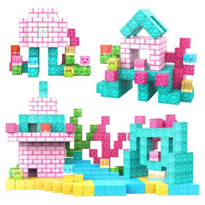 AOMACO Magnetic Blocks 56PCS Magnetic Toy Ocean World Series 3D Puzzle Educational Toy ABS Material Magnetic Blocks Improves Creativity and