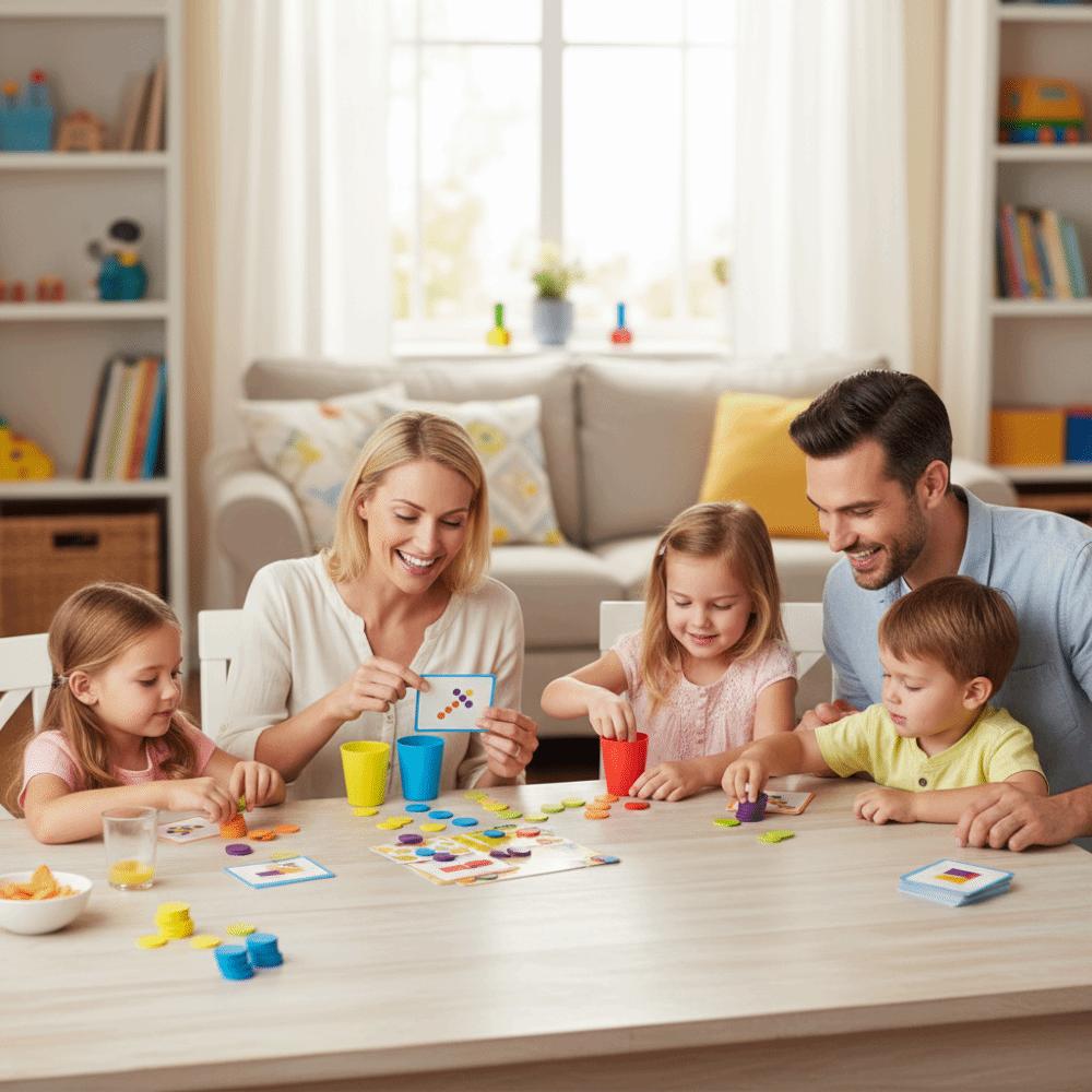 Matching Color Stacked Cups Game Sorting Color Classification Cup Toys  Develops Motor Skills