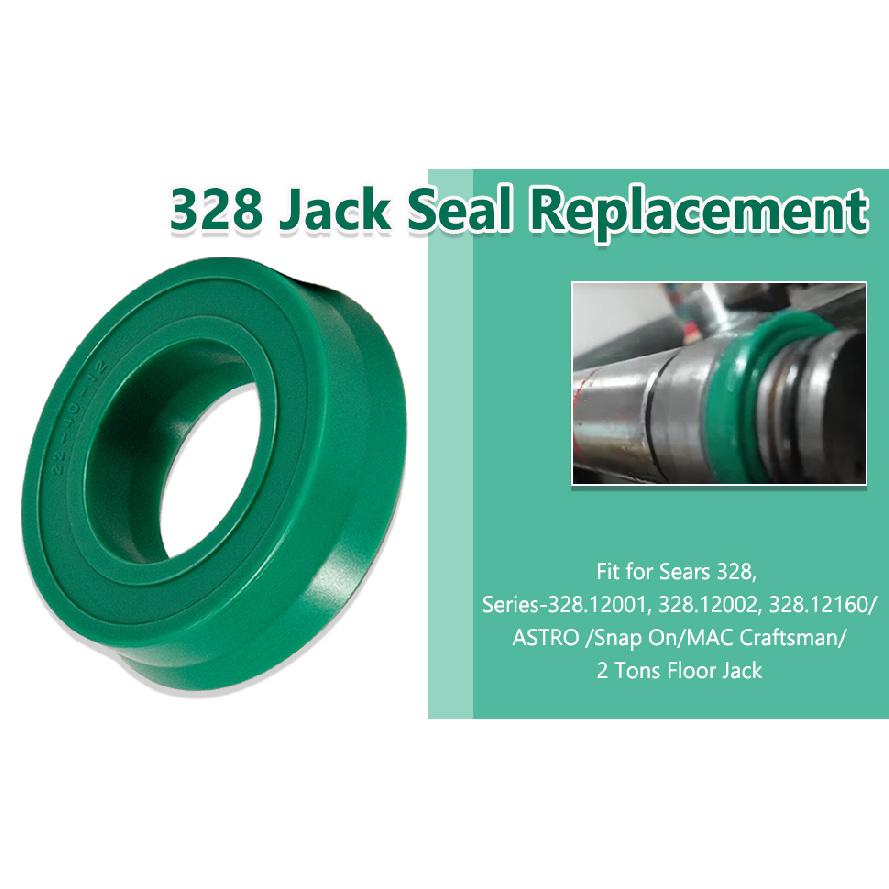 NONY Hydraulic Jack Piston U-Cup Seal for 2 TON Floor Jack & 328 Series Sears-328.12001, 328.12002, 328.12160/ASTRO /Snap On/MAC