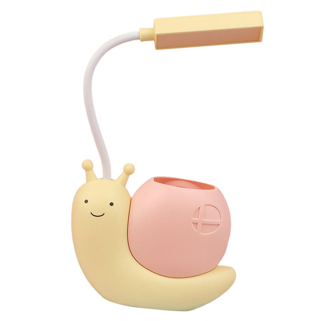 Cartoon LED Desk Lamp Gentle Brightness Rechargeable Eye Caring Study Lamp Night Light for Kids Bedroom