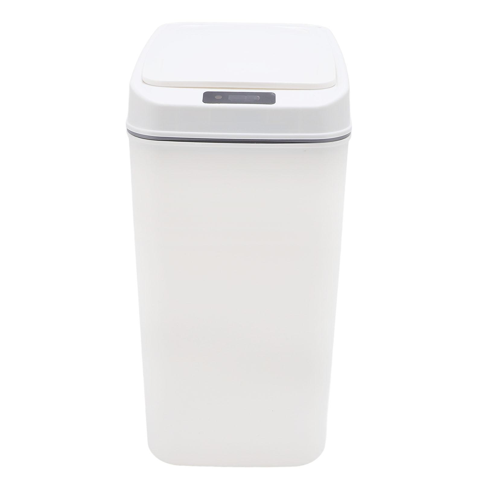 

Smart Sensor Trash Can 15L Water Resistant Touchless Automatic Garbage Bin with Lid for Bathroom Living Room Bedroom Kitchen