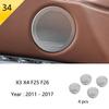 BBJS7 Accessories for BMW X3 X4 F25 F26 Car Inner Gearshift Air Conditioning CD Panel Door Armrest Cover Trim Decorative Car Stickers