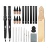 24 Pieces Sketching Drawing art Replacement Heads Carbon Rods Everlasting Pencils Painting Sponge