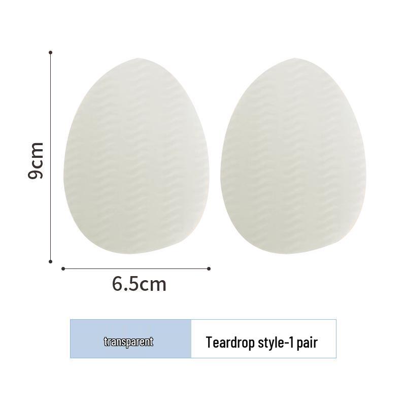 Water Ripple Non-Slip Silicone Heel Stickers
