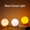 Led Mini Moon Sunset Light Dimmable Usb Charging Table Lamp Atmosphere Lamp Birthday Valentines Day Gift