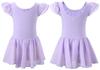 Short Sleeves  Ballerina Dress Kids Dance Ballet Tutu Leotard Girls Bodysuit Good Gift for Kids