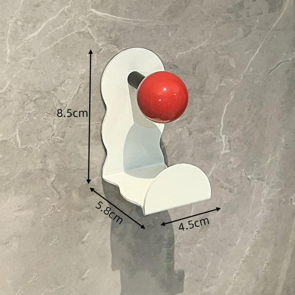 

Артефакт для хранения в раковине Дофаминовый крючок для раковины в ванной Многофункциональный липкий крючок для раковины красный