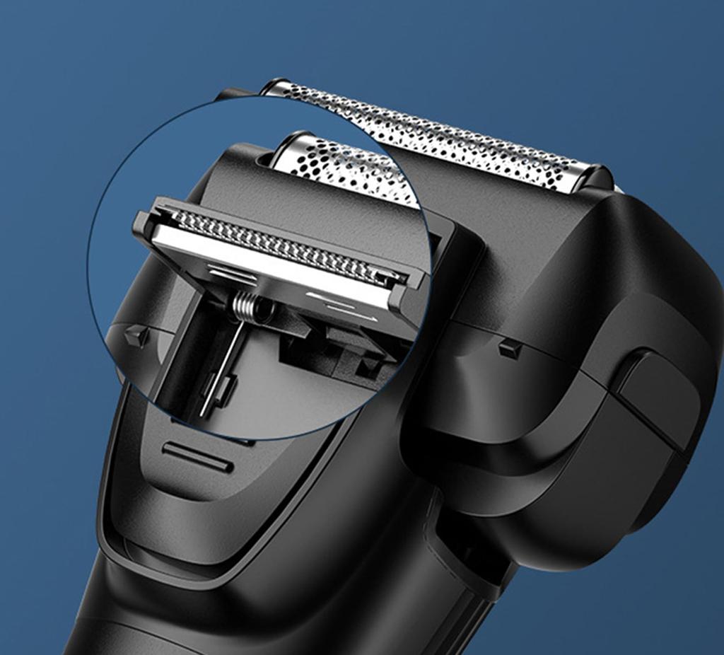 Tokyo Deco Electric Edge Shaving Beard Trimmer with Both Rechargeable and AC Power IPX5 Close Quick Shave In the Electric Shaver for I001 Men's
