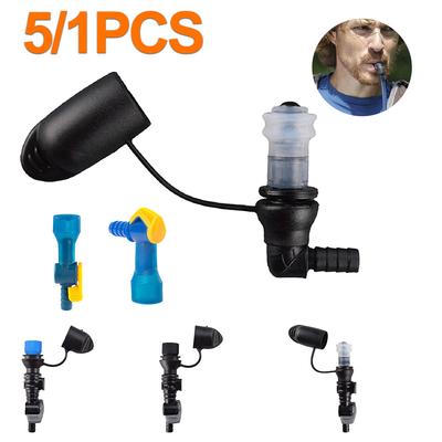 5/1 pz Valvole di Ricambio per Sacche di Idratazione con Coperchio Sacca d'Acqua Sportiva Diametro 7-9 mm Valvola Esterna Ugello Boccaglio Vescica