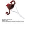 Knitted Hamster Hat Pets Big Hair Double Braid Hat with Adjustable Strap Hairstyle Mini Hat for Guinea Pig Small Animals Photography Party Costume