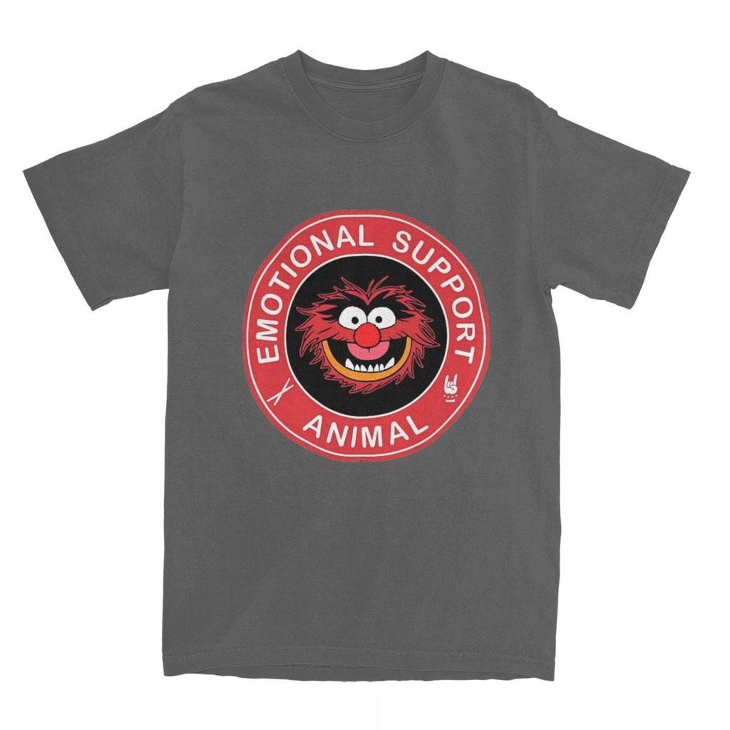 Miniso Unique Muppets Emotional Support Animal TShirts for Men Women Cotton T Shirts Short Sleeve Tee Shirt Big Size Tops