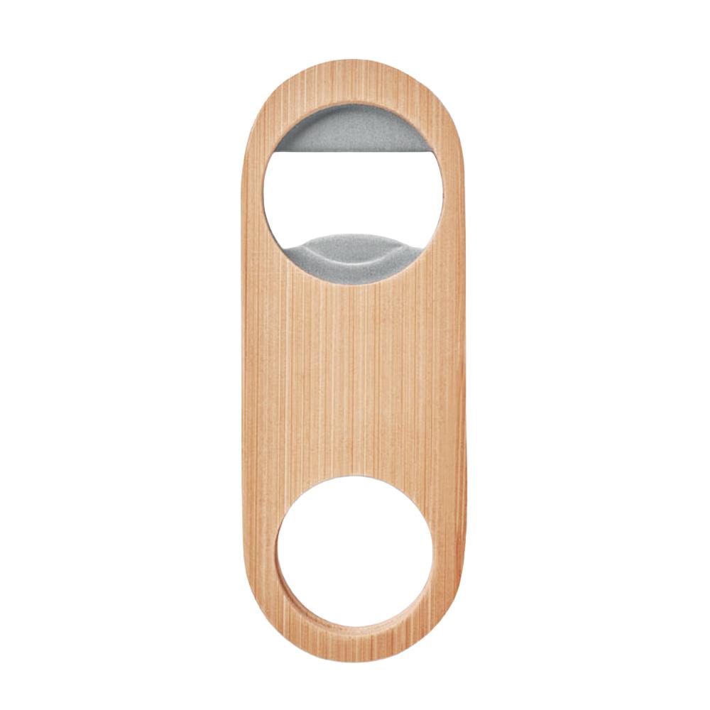 MidOcean Valbamper Bamboo Oval Bottle Opener