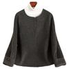 Autumn and winter new double-sided wool coat women's short high-end gray woolen coat small man