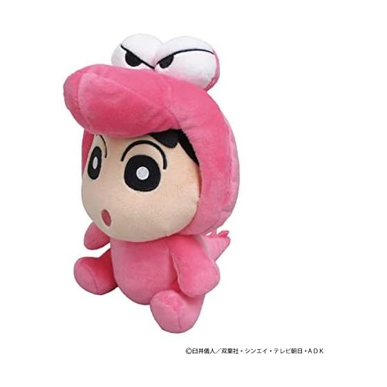 Sanei Boeki Crayon Shin-chan Transformation Shin-chan Waniyama-san Ver. (S) W12D16H20cm Stuffed Toy SN41