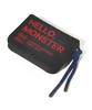 Monster Republic Hello Msrc_Travel Coin Wallet_Carabiner_Deep Red