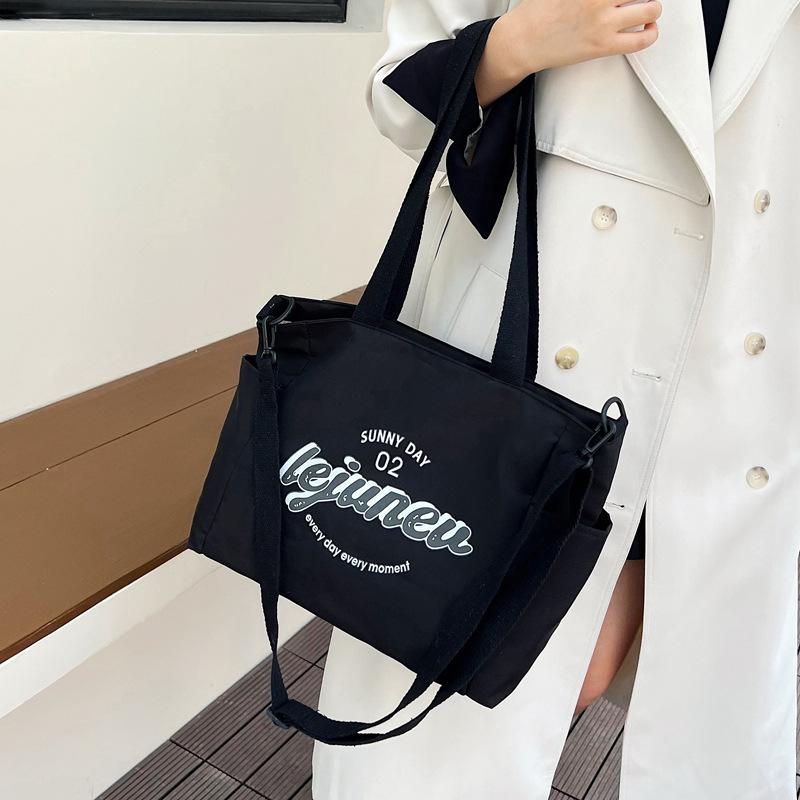 Niche Simple Canvas Storage Bag New Women's Bag Fashion Simple Shoulder Bag Crossbody Bag