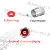 4Pcs Laurin & Klement Emblem Car Wheel Tire Valve Stem Cap Airdust Waterproof Cover For Skoda Superb Kamiq Octavia Rapid Yeti hbkm45