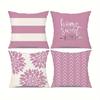 Home Attachment On Pillowcases Cover Bedroom Sofa Decoration Polyester Cushion Cover with Zipper