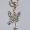 Butterfly Rhinestone Tassel Keychain: Elegant Pendant Gift for Women