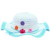 Handmade Sun Hat Flower Decoration Bucket Hat Sweet Beach Hat  Beach