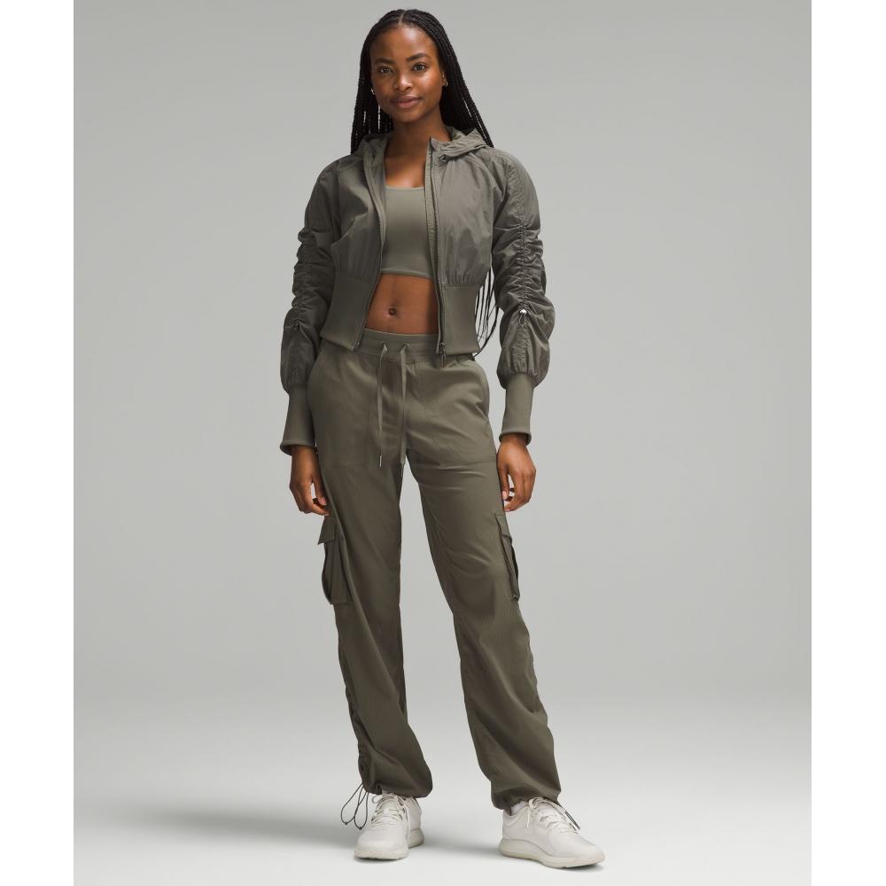 Lululemon Dance Studio Relaxed Fit Mid Rise Cargo Pant Army Green