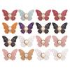 Hot Pants Waist Tightener Butterfly-Shaped Waist Button Tightener Pin 8pcs No Sewing Reusable Alloy Clips For Clothing Dress